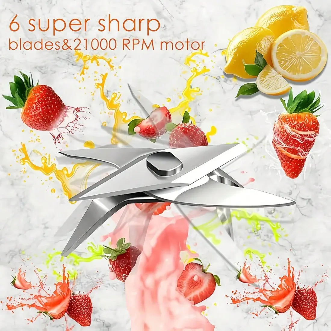 2L Portable Juicer Blender 2000W