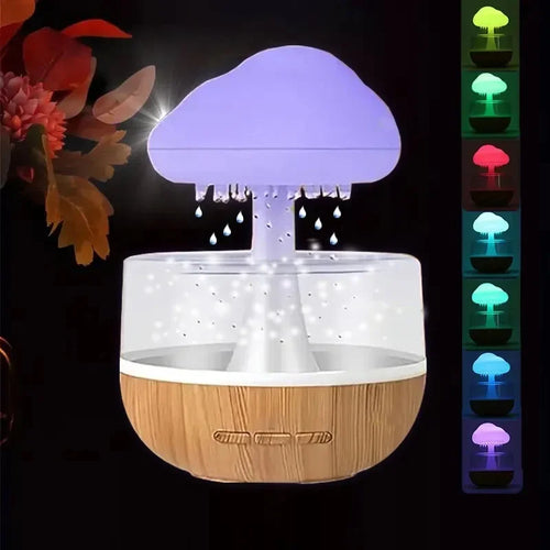 Mushroom Aromatherapy Humidifier – Color-Changing Mist