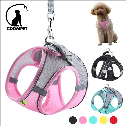 Reflective Dog Harness Vest – Adjustable No-Pull Set